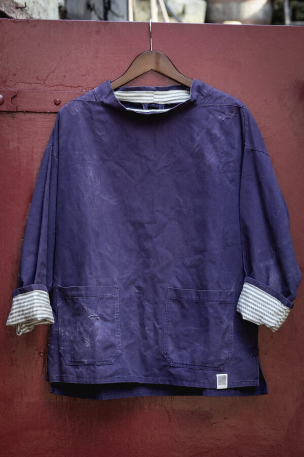 Berties of Bay - Boat Neck Smock - Indigo