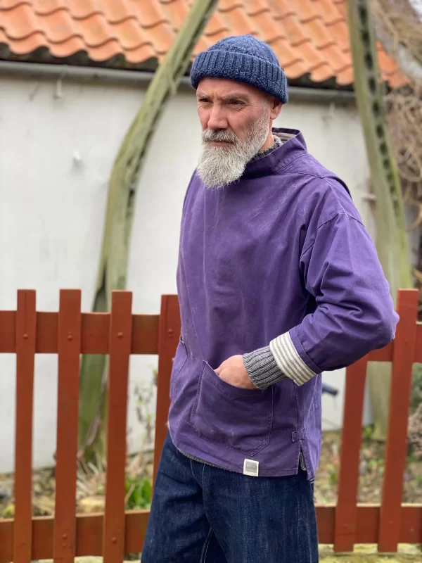 Berties of Bay - Boat Neck Smock - Indigo - Image 2