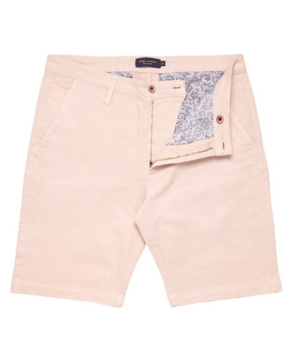 Guide London - Stretch Chino Shorts - Pink