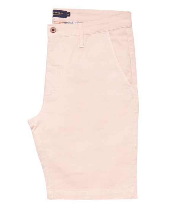 Guide London - Stretch Chino Shorts - Pink - Image 2
