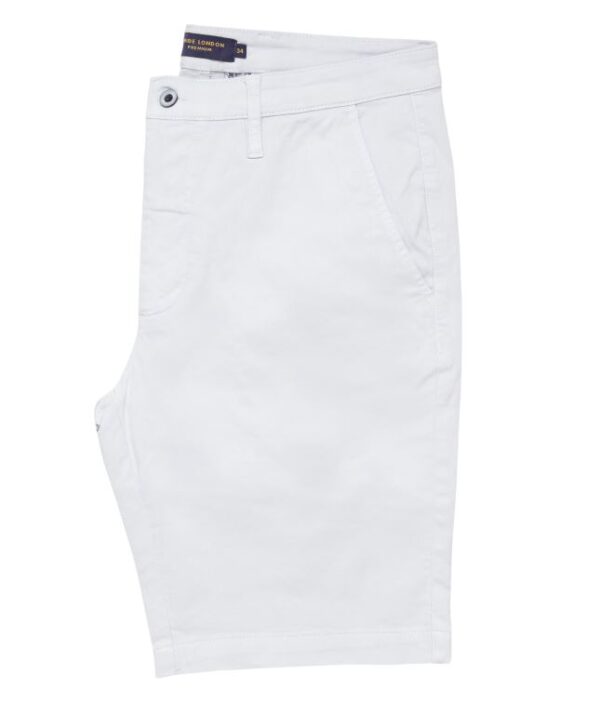 Guide London - Stretch Chino Shorts - Powder Blue - Image 2