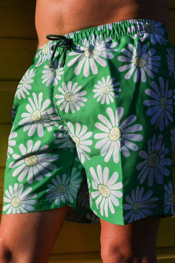 Franks Australia - Green Flower Swim Shorts - Image 2