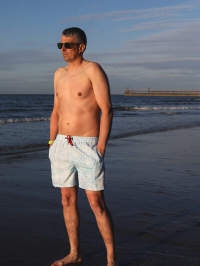 Franks Australia - Blue Flower Swim Shorts