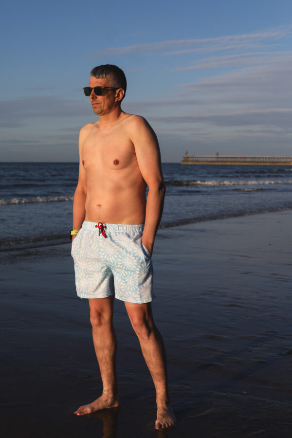 Franks Australia - Blue Flower Swim Shorts