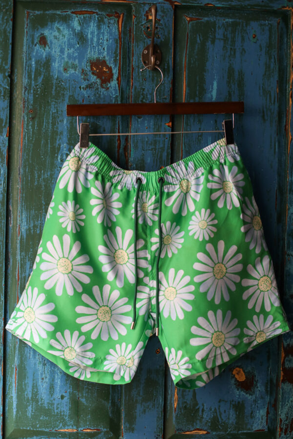Franks Australia - Green Flower Swim Shorts - Image 4