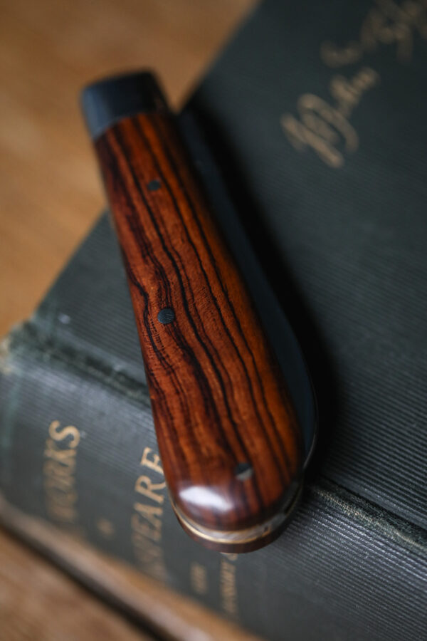 Taylor's EyeWitness - Handmade Lambfoot Pocket Knife - Ironwood - Image 6