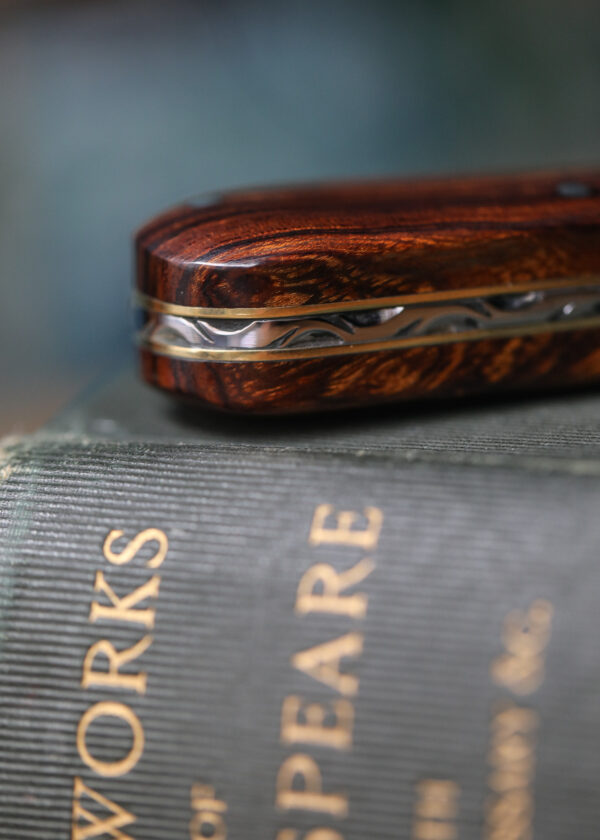 Taylor's EyeWitness - Handmade Lambfoot Pocket Knife - Ironwood - Image 2