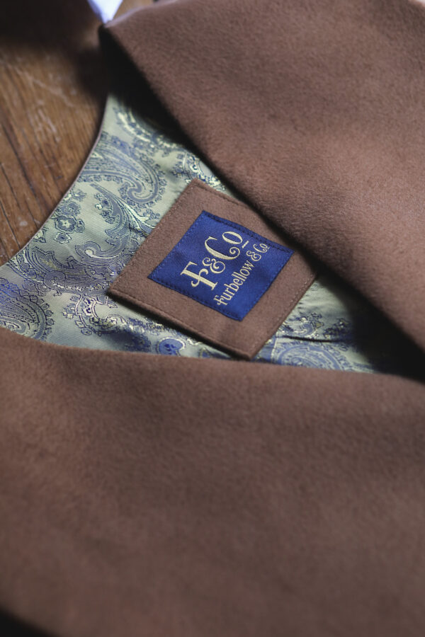Yorkshire Made Moleskin Waistcoat - Brown - Image 2