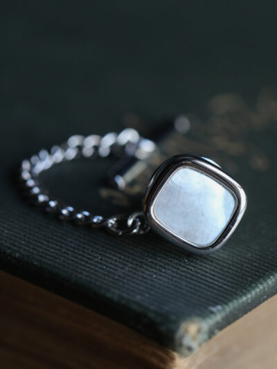 Mother of Pearl Cushion Tie Tac