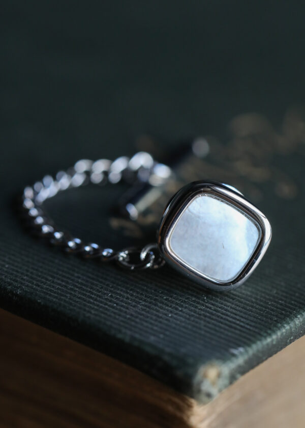 Mother of Pearl Cushion Tie Tac