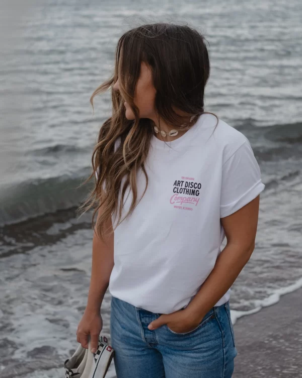 Art Disco - Snake & Siren T.Shirt White - Image 4