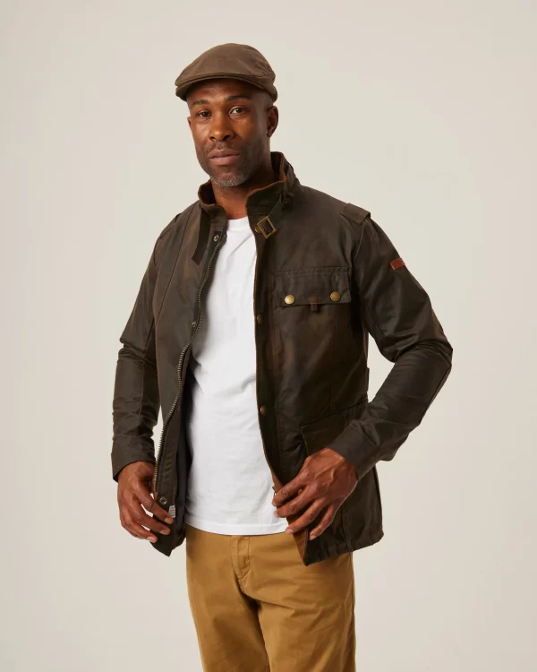 Peregrine - Bexley Waxed Jacket - Brown - Image 5