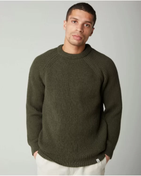Peregrine - Ford Crew Jumper - Olive