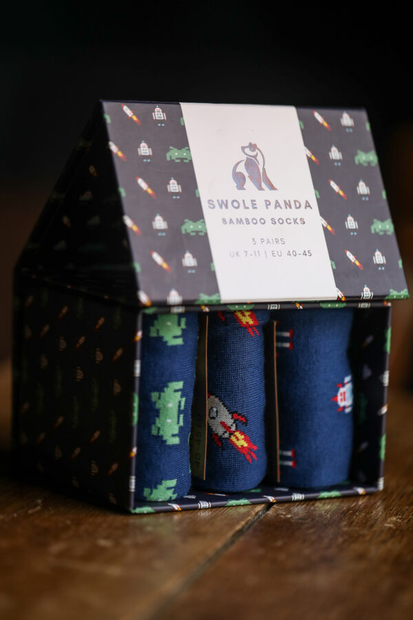Swole Panda - Outer Space Sock Box