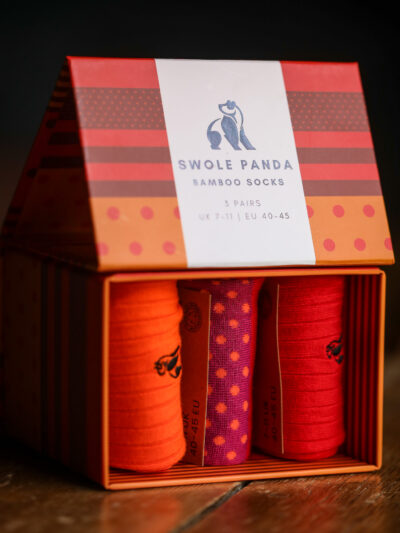 Swole Panda - Stripe & Spot Sock Box