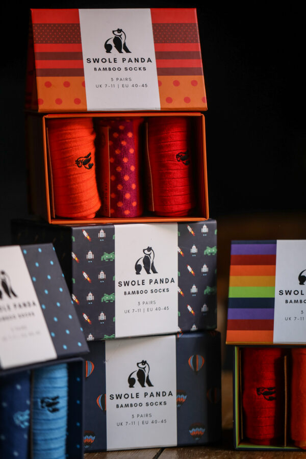 Swole Panda - Stripe & Spot Sock Box - Image 2