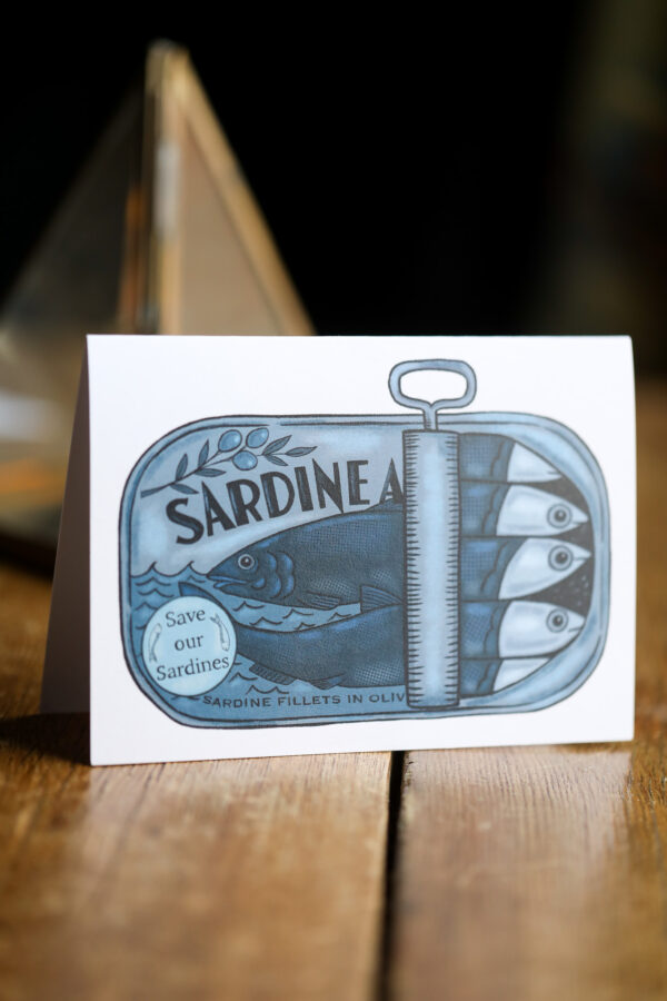 Su Owen Greeting Card - Sardines