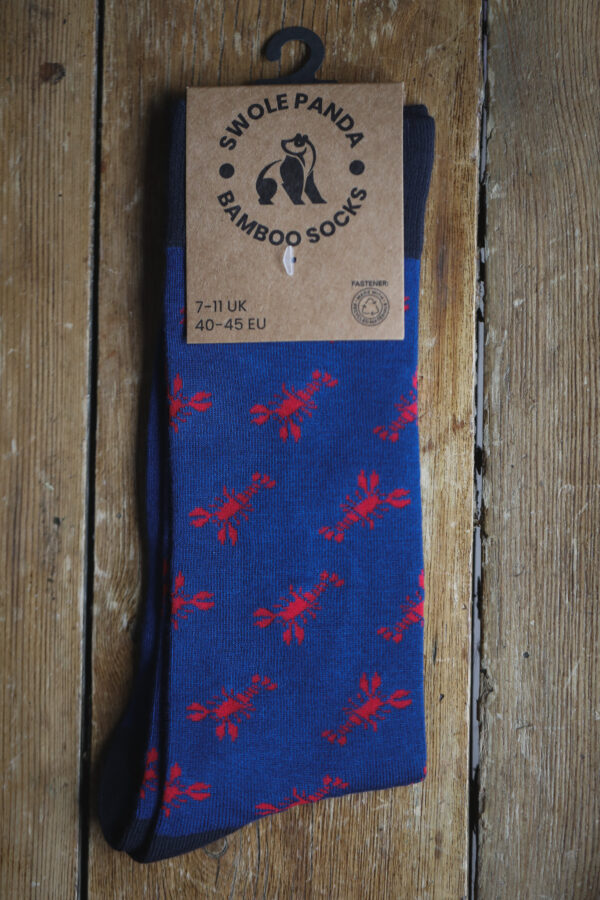 Swole Panda Bamboo Socks - Lobster