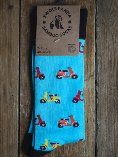 Swole Panda Bamboo Socks - Scooter
