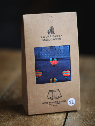 Swole Panda Bamboo Boxers - Hot Air Balloons