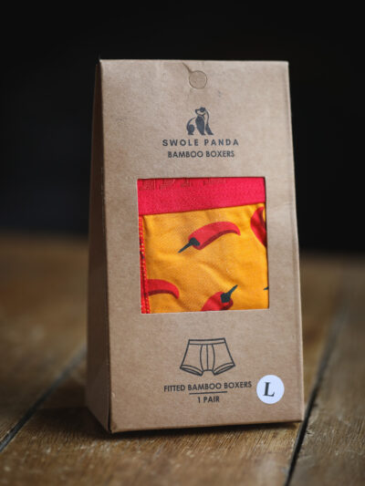 Swole Panda Bamboo Boxers - Chillies