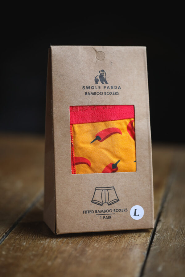 Swole Panda Bamboo Boxers - Chillies