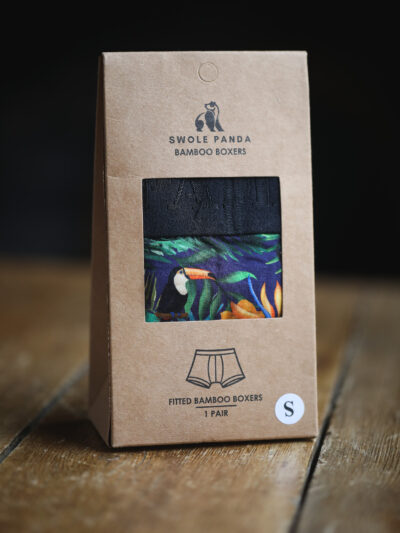 Swole Panda Bamboo Boxers - Jungle