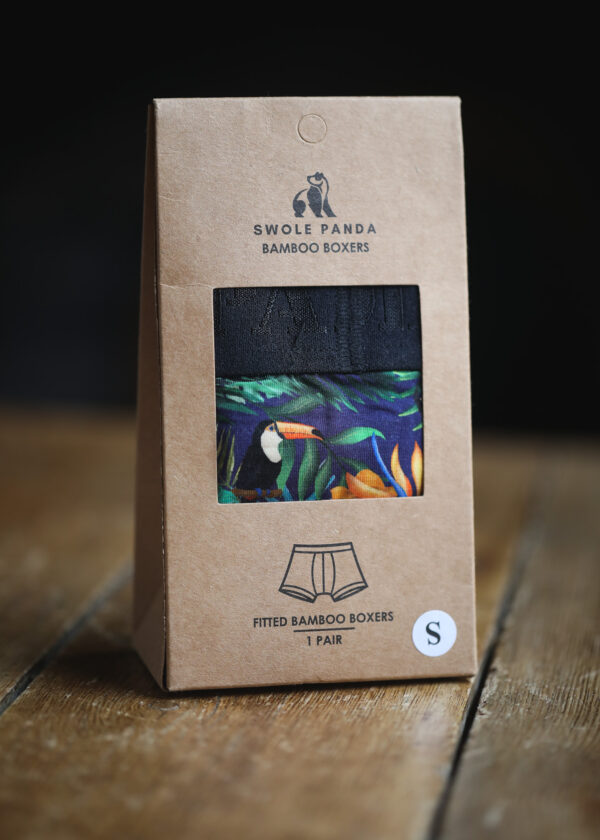 Swole Panda Bamboo Boxers - Jungle