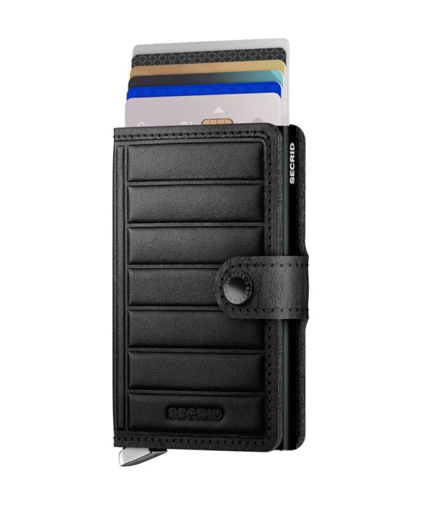 Secrid Premium Miniwallet - Emboss Lines Black - Image 2