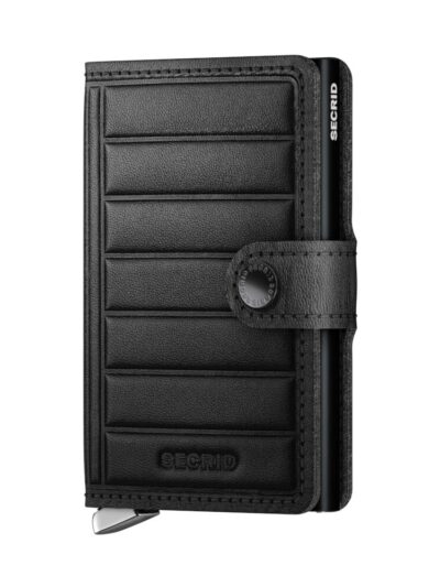 Secrid Premium Miniwallet - Emboss Lines Black