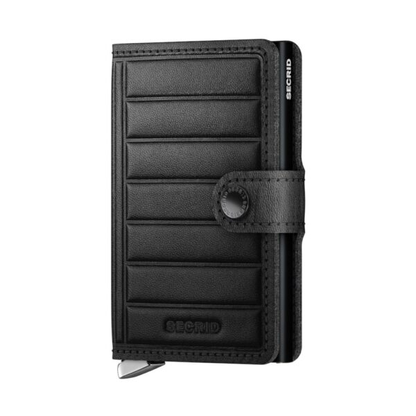 Secrid Premium Miniwallet - Emboss Lines Black
