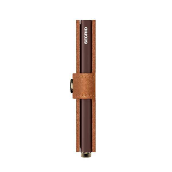 Secrid Premium Miniwallet - Emboss Lines Cognac - Image 5