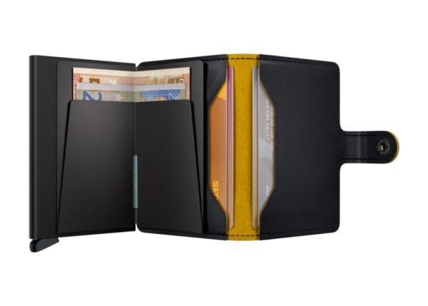 Secrid Miniwallet - Matte Black & Ochre - Image 4