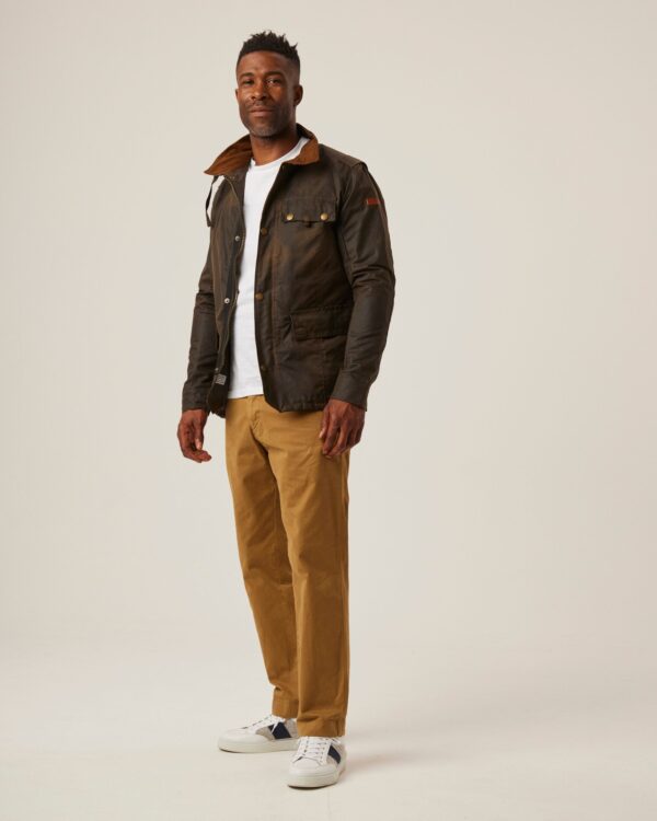 Peregrine - Bexley Waxed Jacket - Brown - Image 4