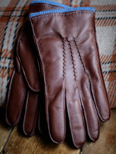 Dents - Heritage Cashmere-Lined Leather Gloves - English Tan