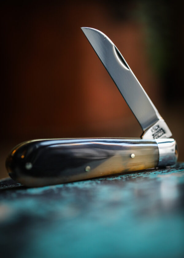 Taylor's Eye Witness - Handmade Lambfoot Pocket Knife - Ramshorn - Image 2
