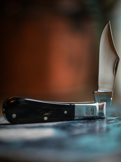 Taylor's Eye Witness - Handmade Barlow Pocket Knife - Buffalo Horn