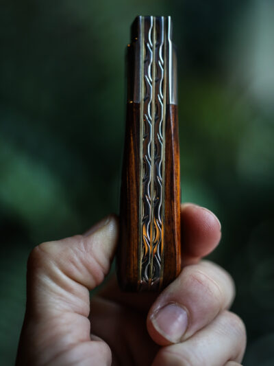 Taylor's Eye Witness - Handmade Twin Barlow Pocket Knife -  Ironwood
