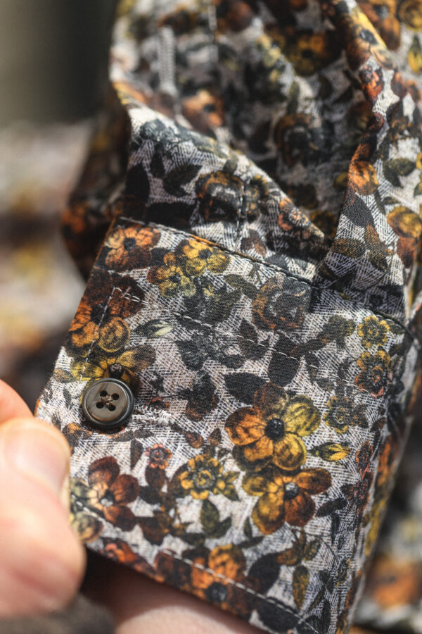 Guide London Shirt - Brown/Ecru Floral - Image 4