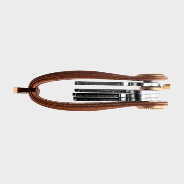 Orbitkey - Pro Leather Key Organiser - Cedar - Image 5