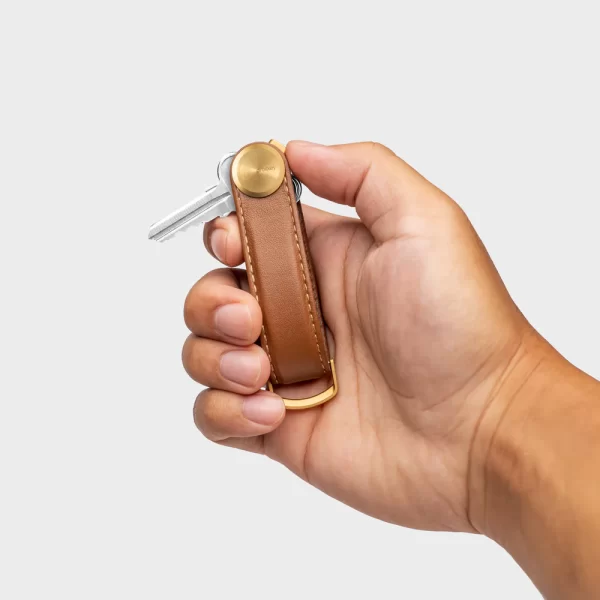 Orbitkey - Pro Leather Key Organiser - Cedar - Image 2