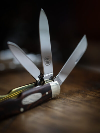 Taylor's Eye Witness - Premium Handmade Five Blade Pocket Knife - Ironwood