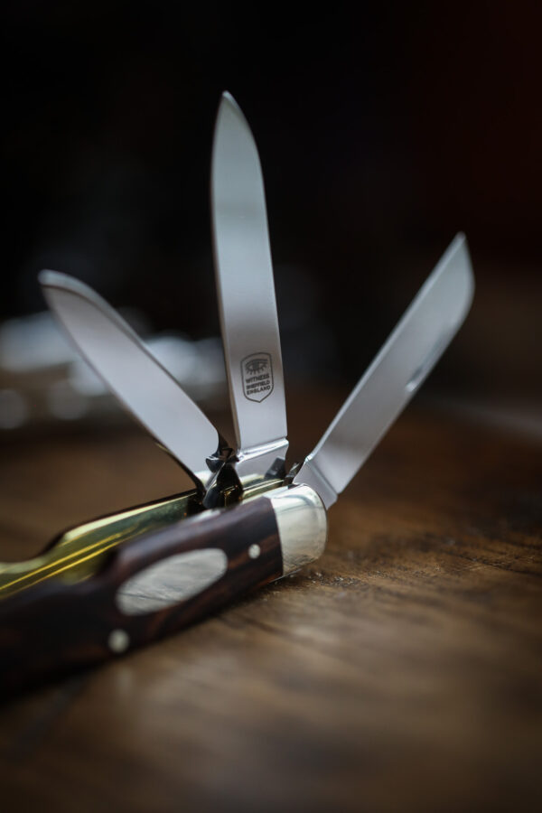 Taylor's Eye Witness - Premium Handmade Five Blade Pocket Knife - Ironwood