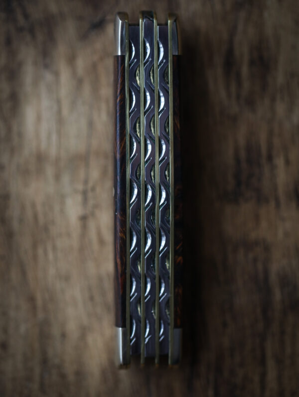 Taylor's Eye Witness - Premium Handmade Five Blade Pocket Knife - Ironwood - Image 3