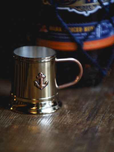 Royal Navy Tot Tankard - Solid Brass and Copper