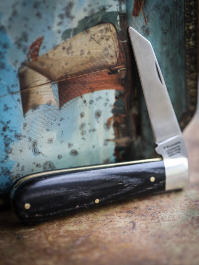 Joseph Rodgers - Lambfoot Pocket Knife - Black Delrin