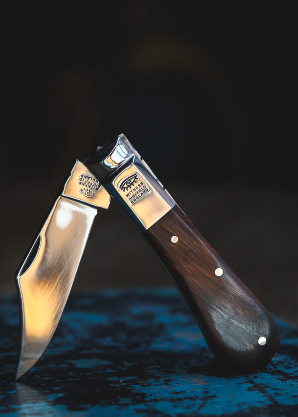 Taylor's Eye Witness - Handmade Barlow Pocket Knife -  Ironwood - Image 4