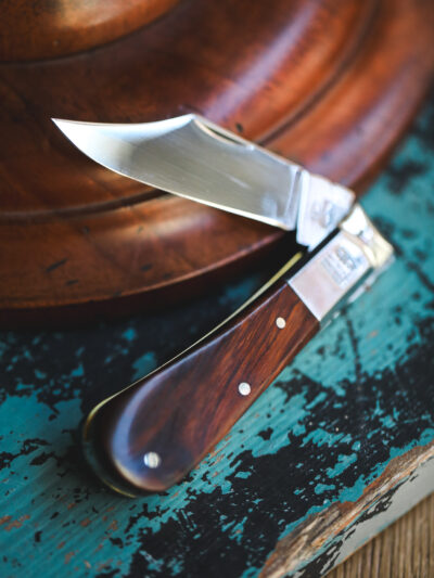 Taylor's Eye Witness - Handmade Barlow Pocket Knife -  Ironwood