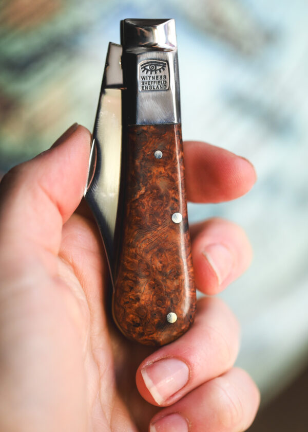 Taylor's Eye Witness - Handmade Barlow Pocket Knife - Amboyna - Image 2