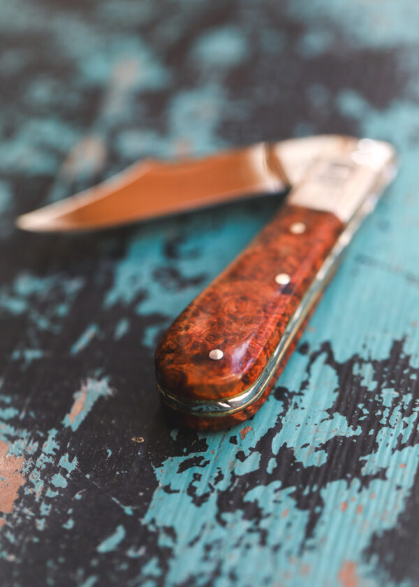 Taylor's Eye Witness - Handmade Barlow Pocket Knife - Amboyna